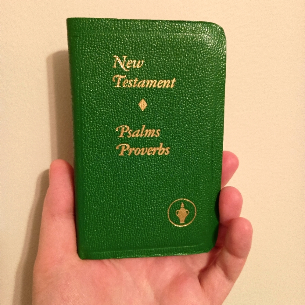 Vintage Psalms Proverbs Bible Booklet